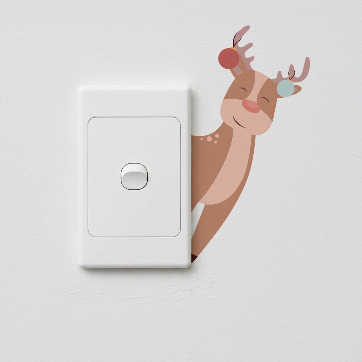 Festive Light Switch Decals: Set of 4 - Free Gift