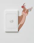 Festive Light Switch Decals: Set of 4 - Free Gift
