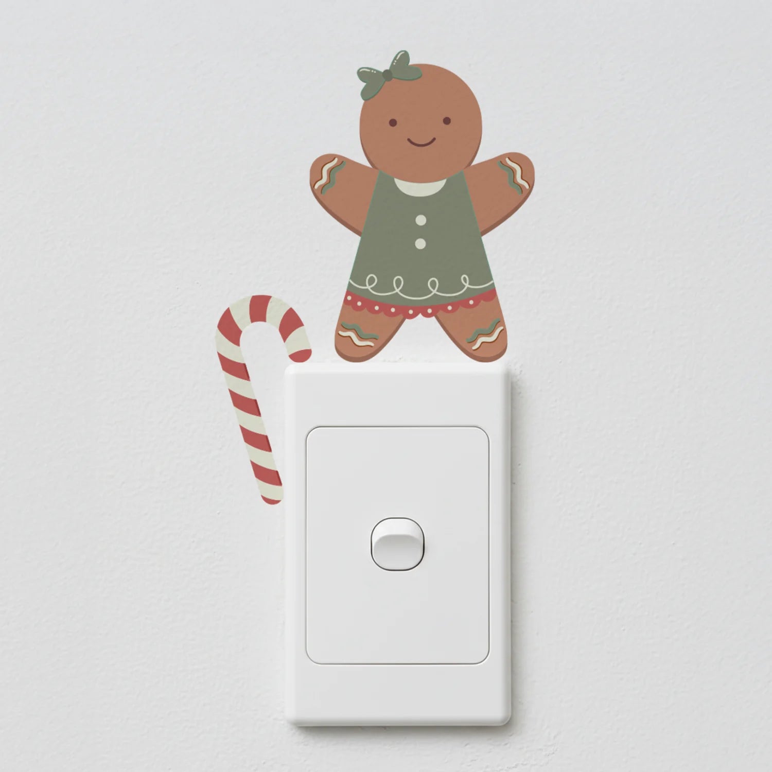Festive Light Switch Decals: Set of 4 - Free Gift
