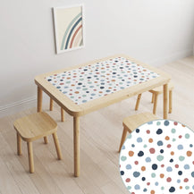 Flisat Table Abstract Dots Warm Decal