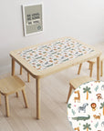 Flisat Table Animals On Safari Decal DF3.