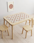 Flisat Table Checkers Neutral Decal - Furniture Decals