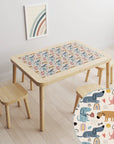 Flisat Table Dogs and Paws Decal DF3.