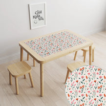 Flisat Table Elegant Florals Decal