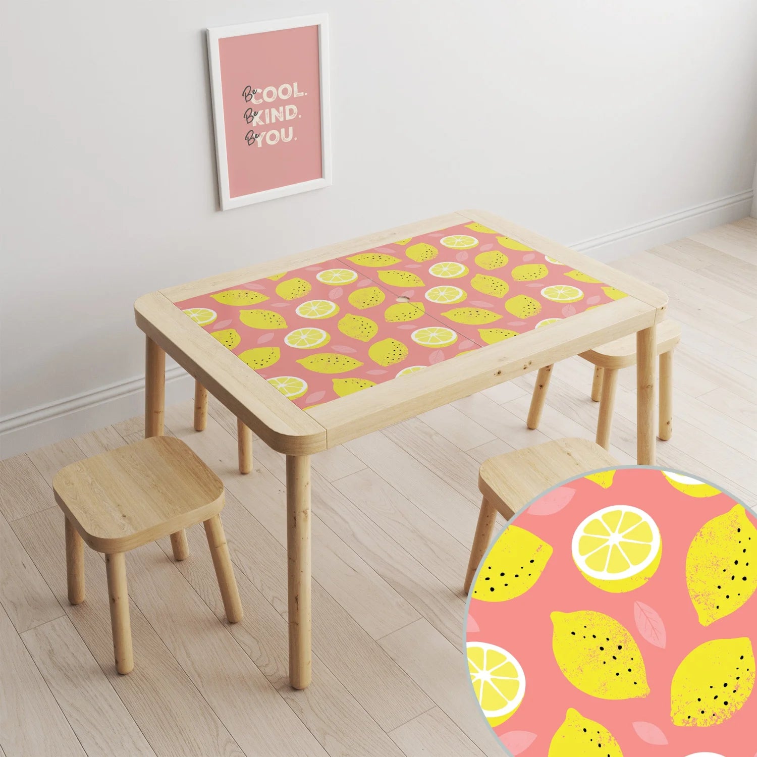 Flisat Table Fruity Lemons Decal DF3.