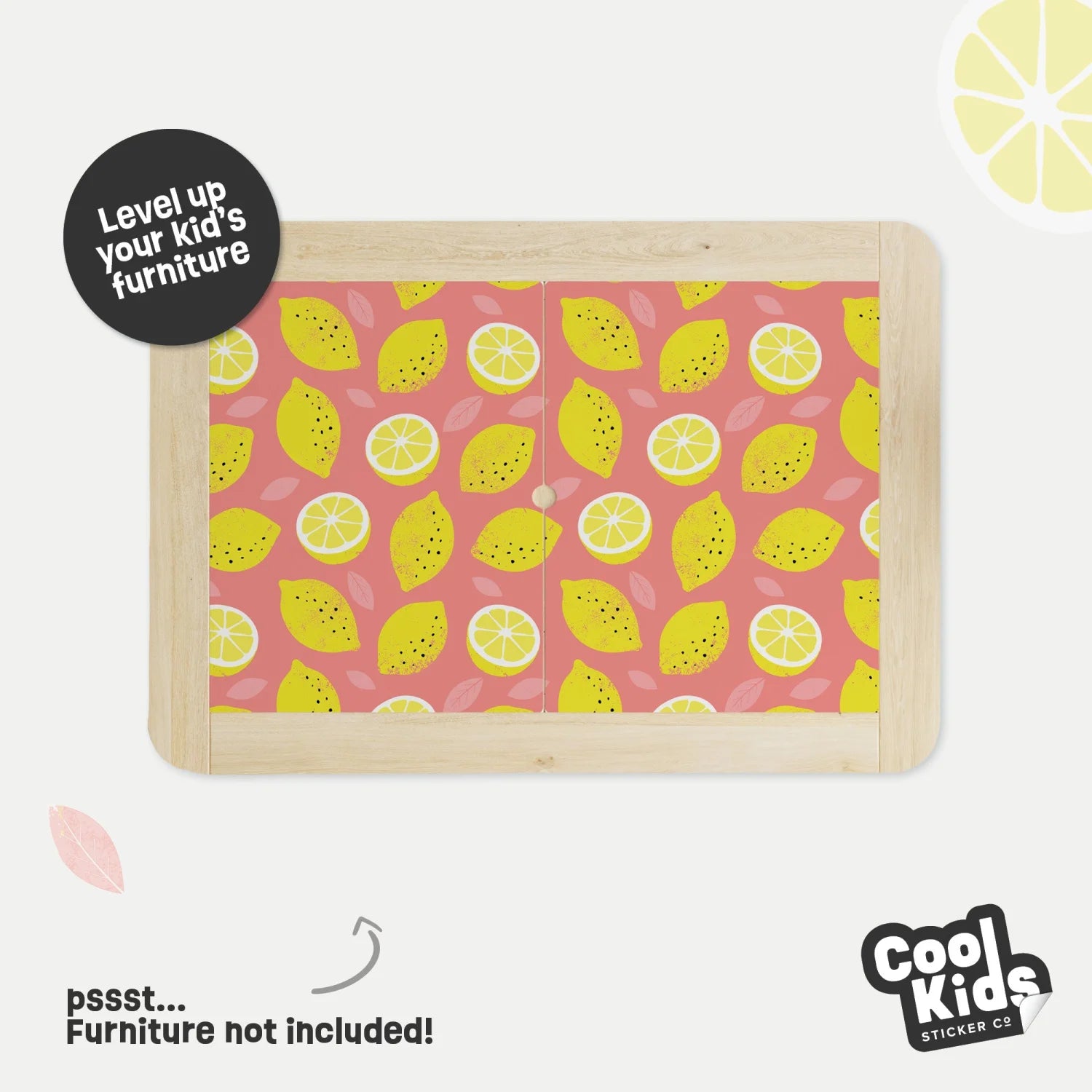 Flisat Table Fruity Lemons Decal - Furniture Decals