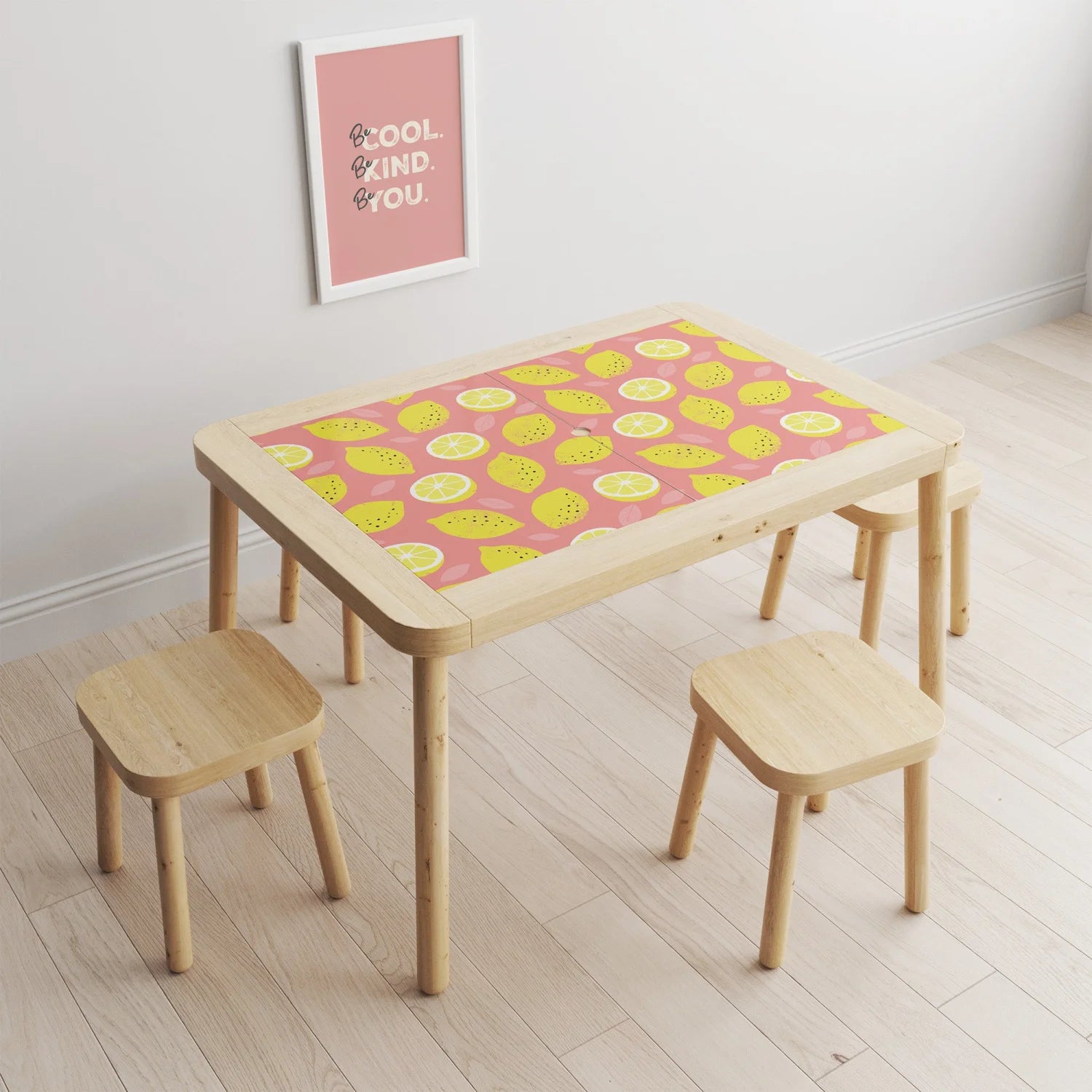 Flisat Table Fruity Lemons Decal - Furniture Decals