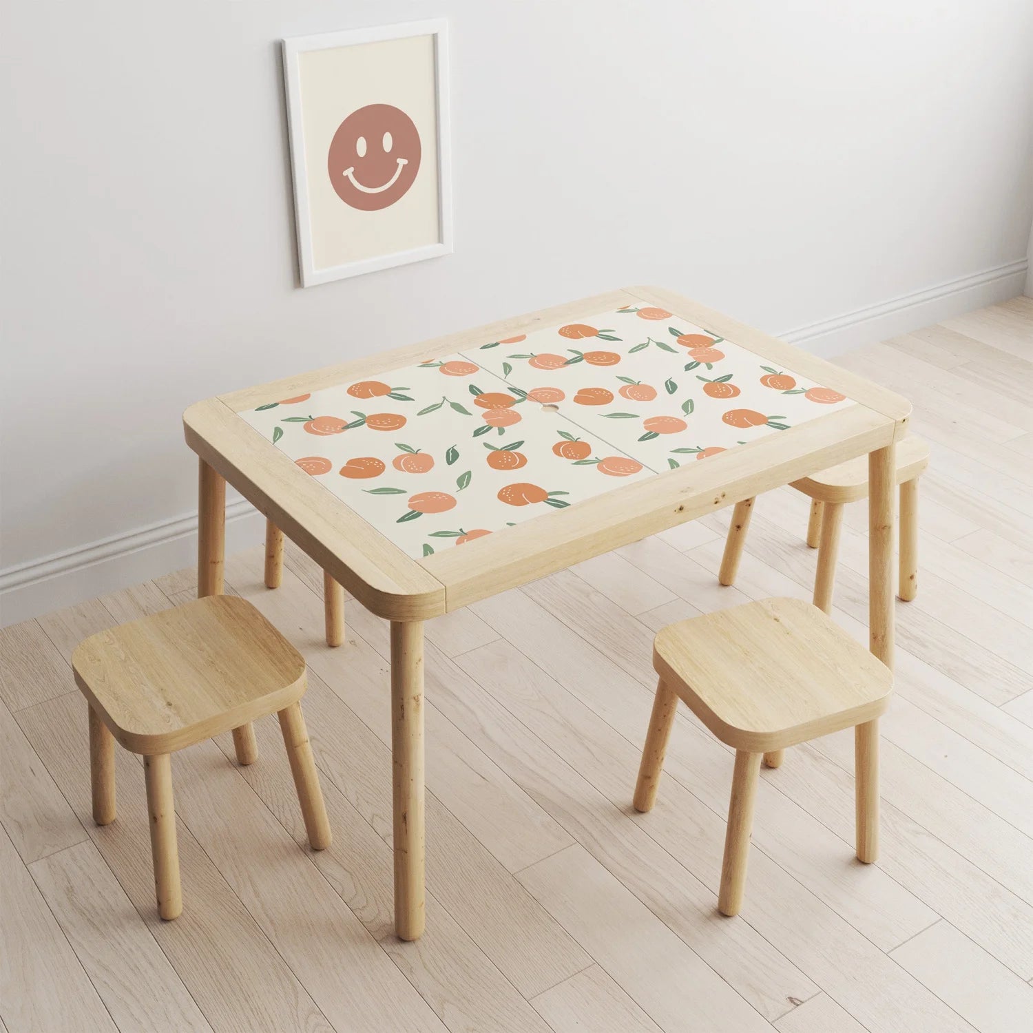 Flisat Table Fruity Peaches Decal - Furniture Decals