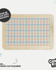 Flisat Table Gingham Multi Decal - Furniture Decals