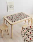 Flisat Table Leafy Ladybirds Decal DF3.