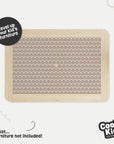 Flisat Table Scallops Neutral Decal - Furniture Decals
