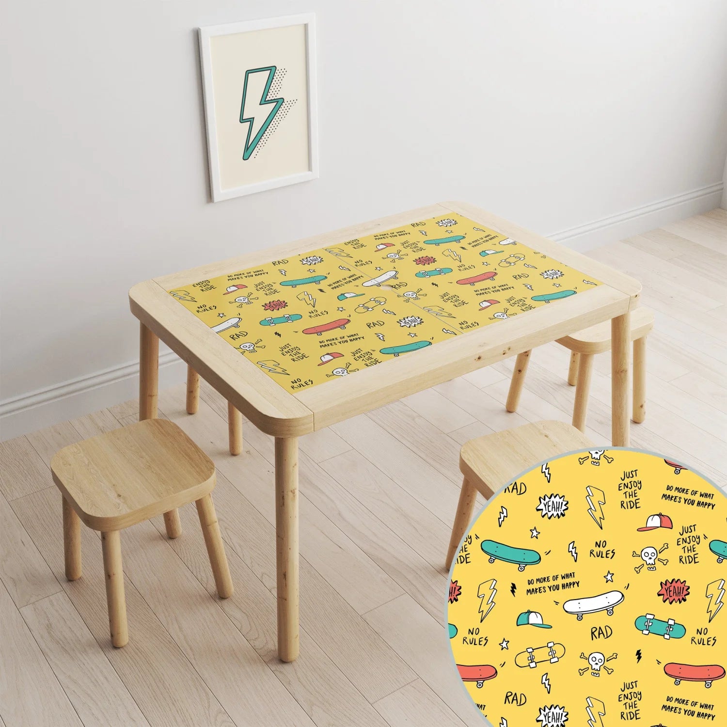 Flisat Table Skater Vibes Decal DF3.