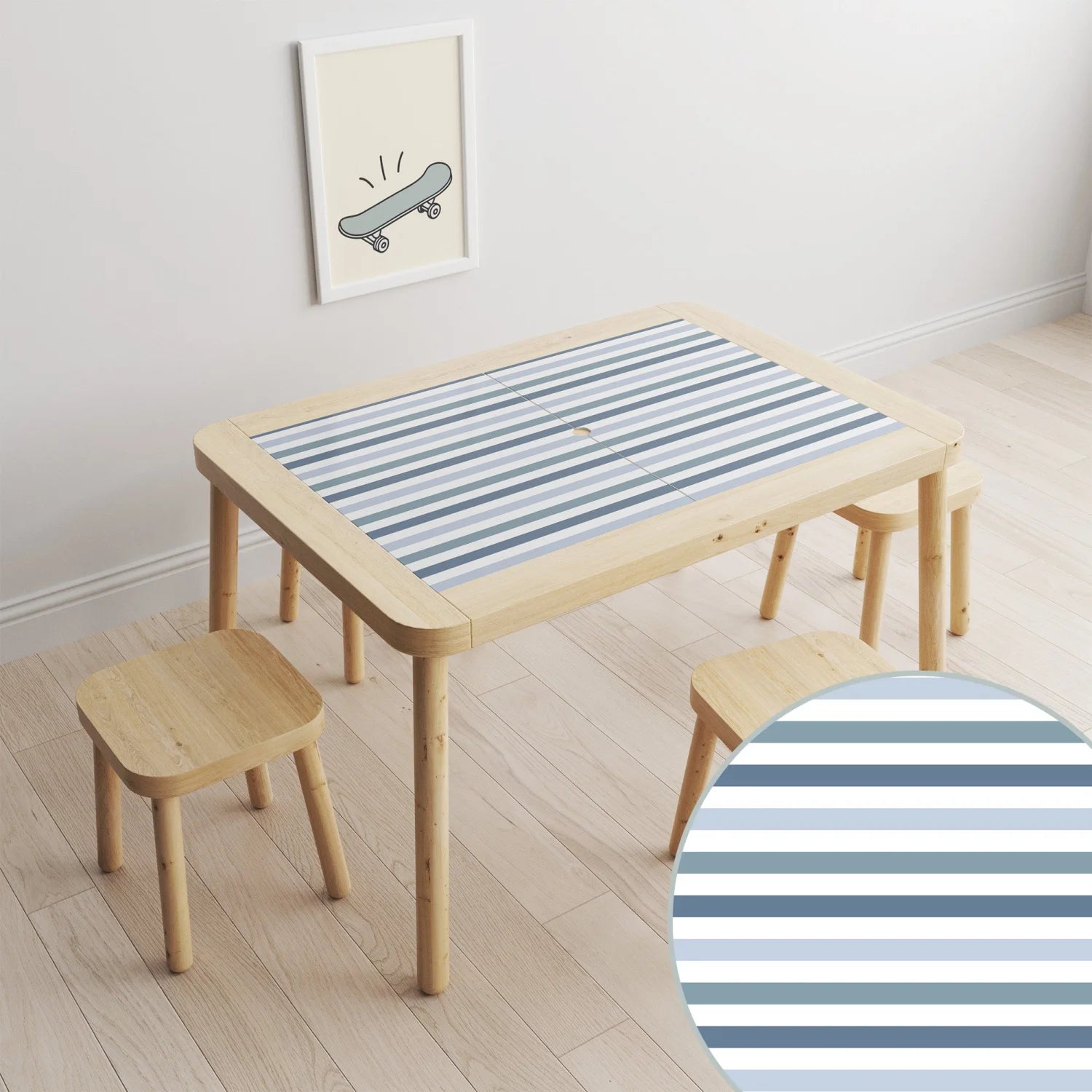 Flisat Table Stripes Decal DF3.