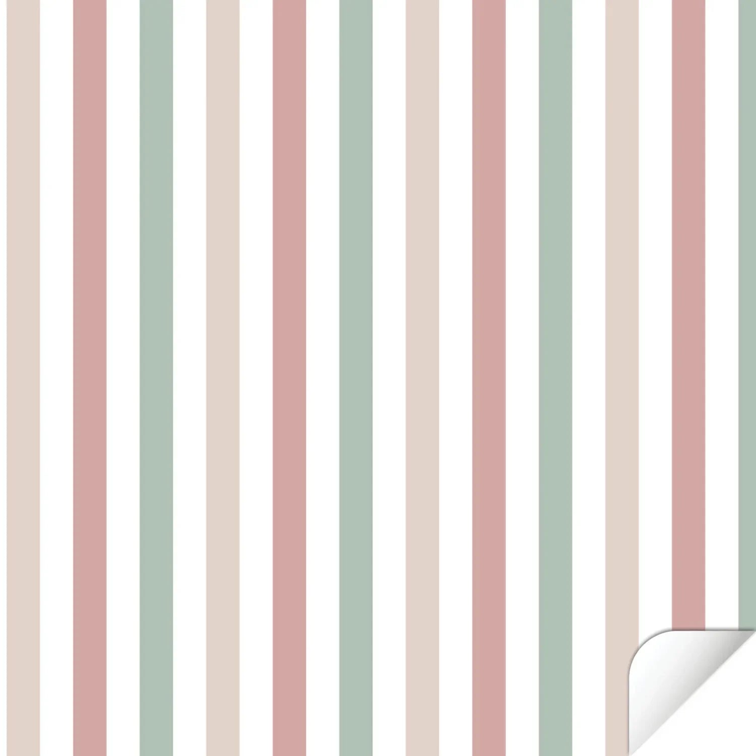 Flisat Table Stripes Neutral Decal - Furniture Decals