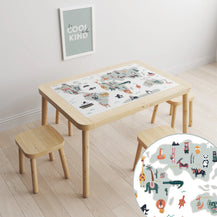 Flisat Table World Map Decal