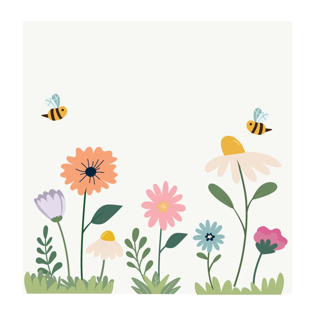 Floral Garden Wall Decal - DW2. Decals