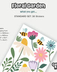 Floral Garden Wall Decal - DW2. Decals