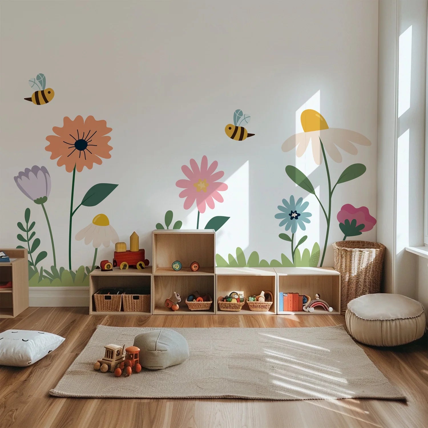 Floral Garden Wall Decal - DW2. Decals