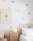 Frozen Snowflakes Wall Decal - Decals - Abstract Shapes