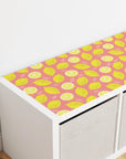 Kallax Shelf Fruity Lemons Decal - Furniture Decals