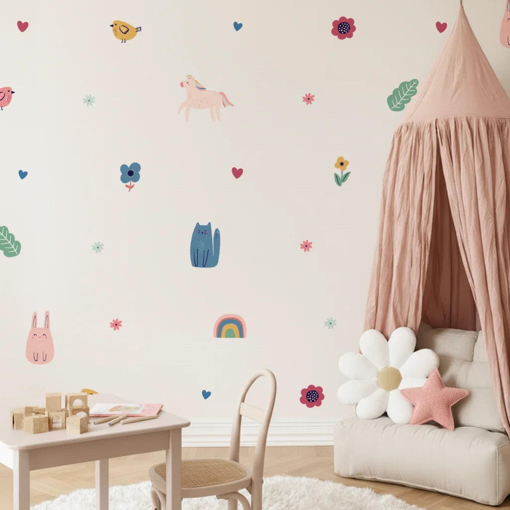 Garden Party Wall Decals - DW5. Animal