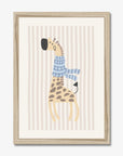 Giraffe & Scarf Print - WP1. Wall Prints