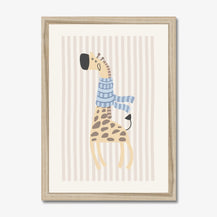 Giraffe & Scarf Print