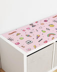 Kallax Shelf Girl Power Vibes Decal - Furniture Decals