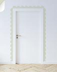 Greens Scalloped Border Decals - Apple - DW14. Borders