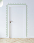 Greens Scalloped Border Decals - Sage - DW14. Borders