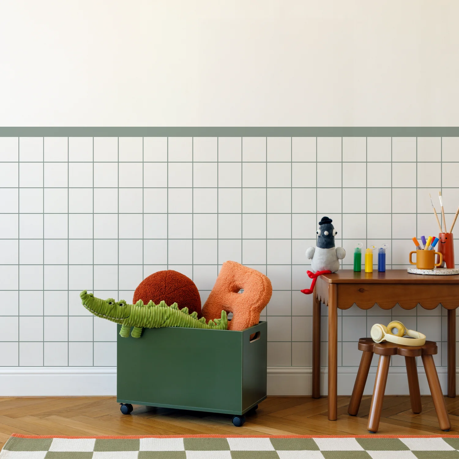 Grid Wall Panels - Moss - DW11.
