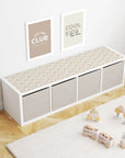 Kallax Shelf Arcs Neutral Decal - Furniture Decals - Kallax