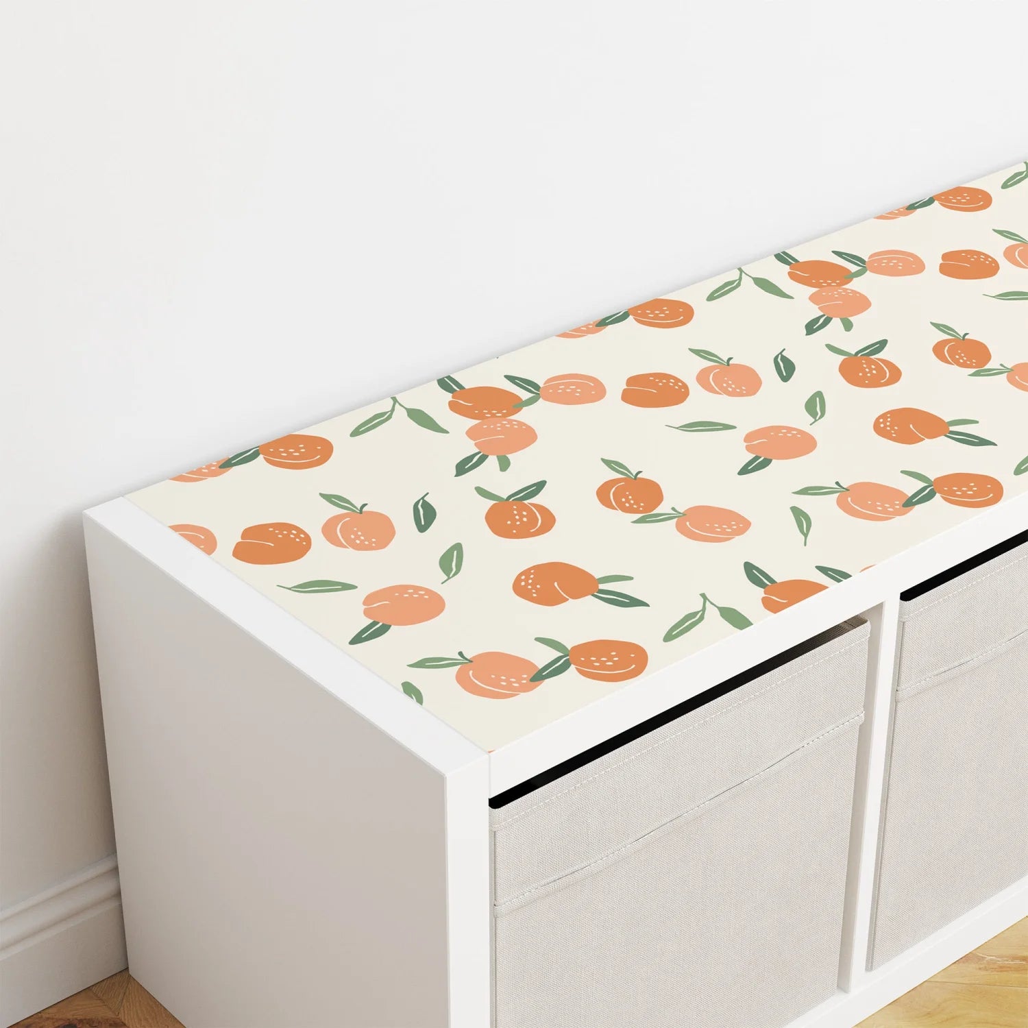 Kallax Shelf Fruity Peaches Decal - Furniture Decals