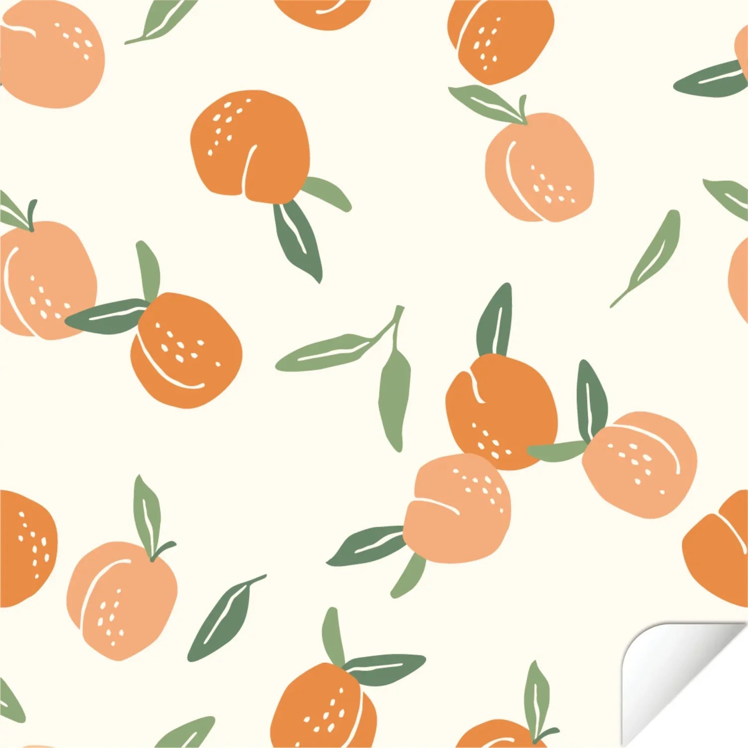 Kallax Shelf Fruity Peaches Decal - Furniture Decals