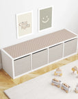 Kallax Shelf Scallops Neutral Decal - Furniture Decals