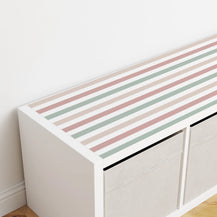 Kallax Shelf Stripes Neutral Decal