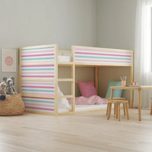Kura Bed Stripes Pink Decals