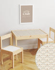 Latt Table Arcs Neutral Decal DF4.