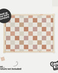 Latt Table Checkers Neutral Decal - Furniture Decals - Latt