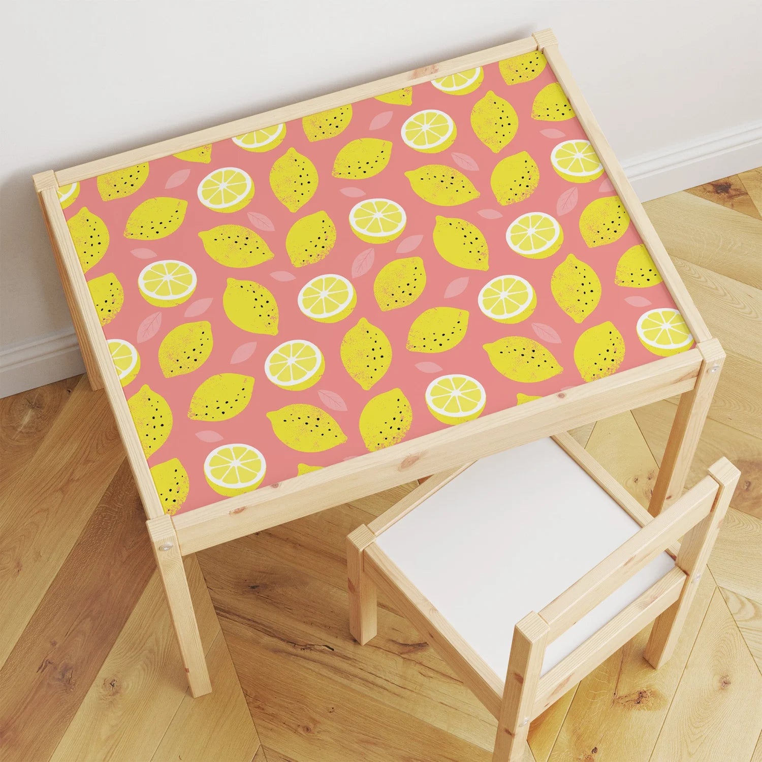 Latt Table Fruity Lemons Decal - Furniture Decals - Latt