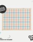 Latt Table Gingham Multi Decal - Furniture Decals - Latt