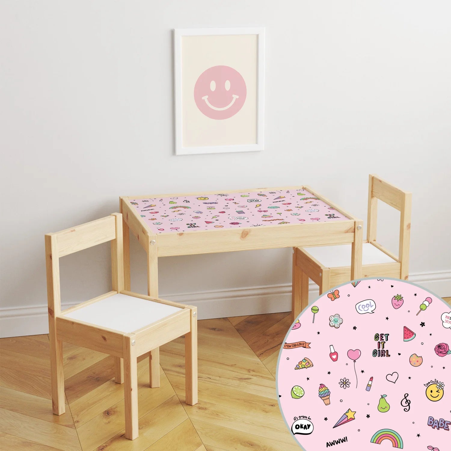 Latt Table Girl Power Vibes Decal DF4.