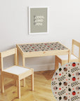 Latt Table Leafy Ladybirds Decal DF4.