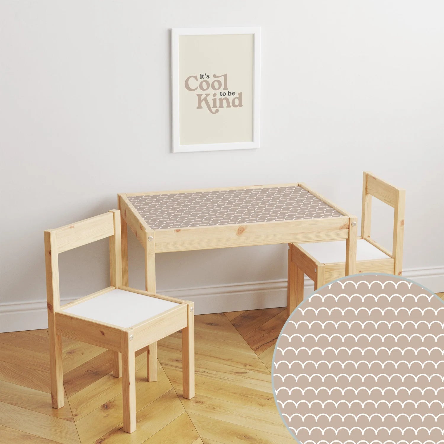 Latt Table Scallops Decal DF4.