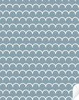 Flisat Table Scallops Decal - Blue - DF3.