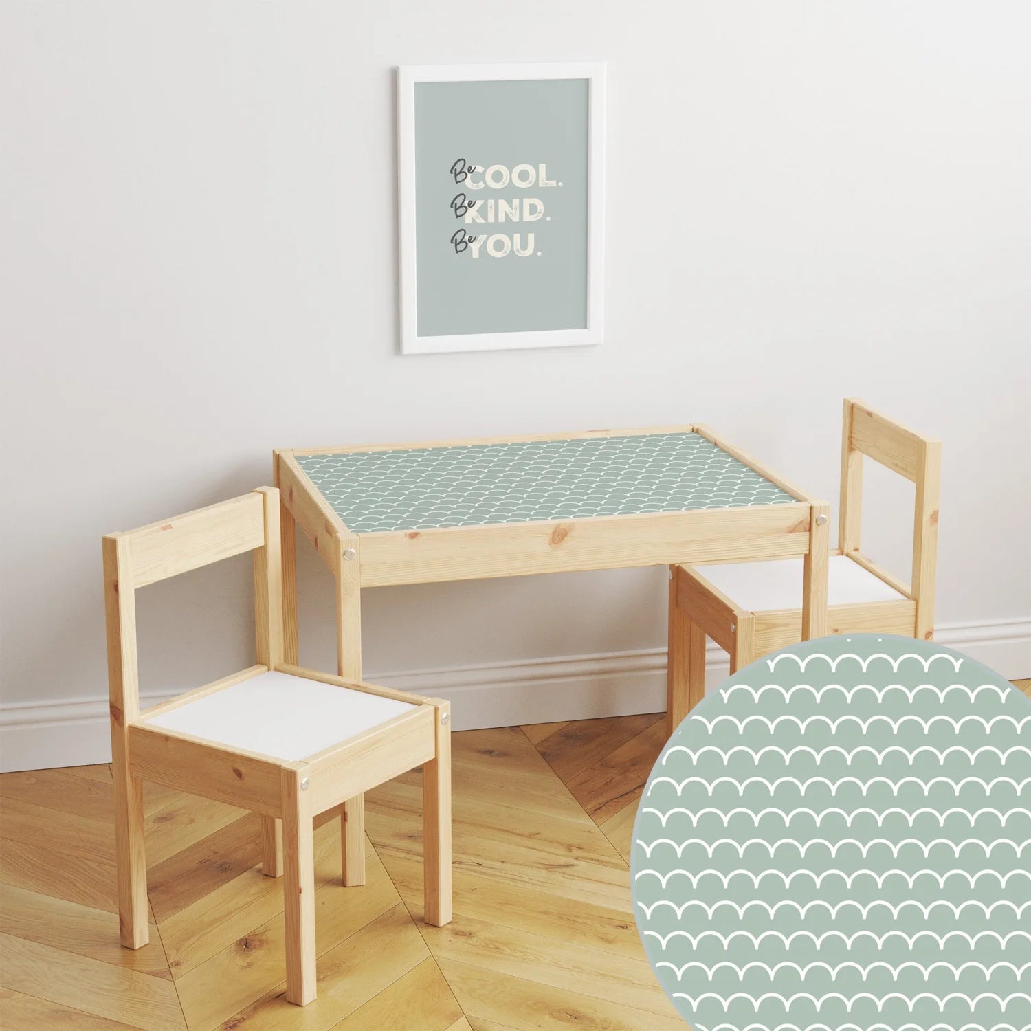 Latt Table Scallops Decal DF4.