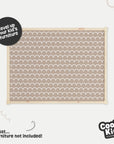 Latt Table Scallops Neutral Decal - Furniture Decals - Latt