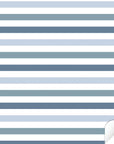 Latt Table Stripes Blue Decal - Furniture Decals - Latt