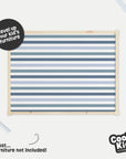 Latt Table Stripes Blue Decal - Furniture Decals - Latt