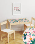 Latt Table Tropical Paradise Decal DF4.